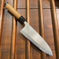 Yoshikane 180mm Deba V2 Suminagashi W Saya & Box