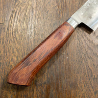 170mm Santoku Stainless Clad Aogami 2 With Bubinga Handle