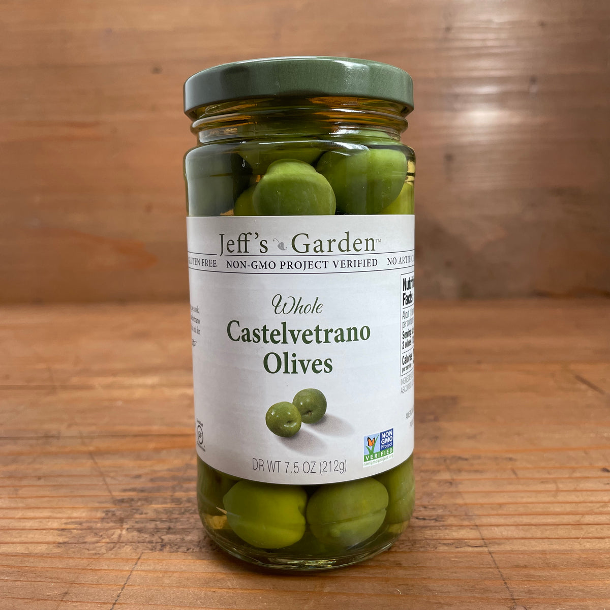 Jeff’s Garden Whole Castelvetrano Olives - 7.5oz