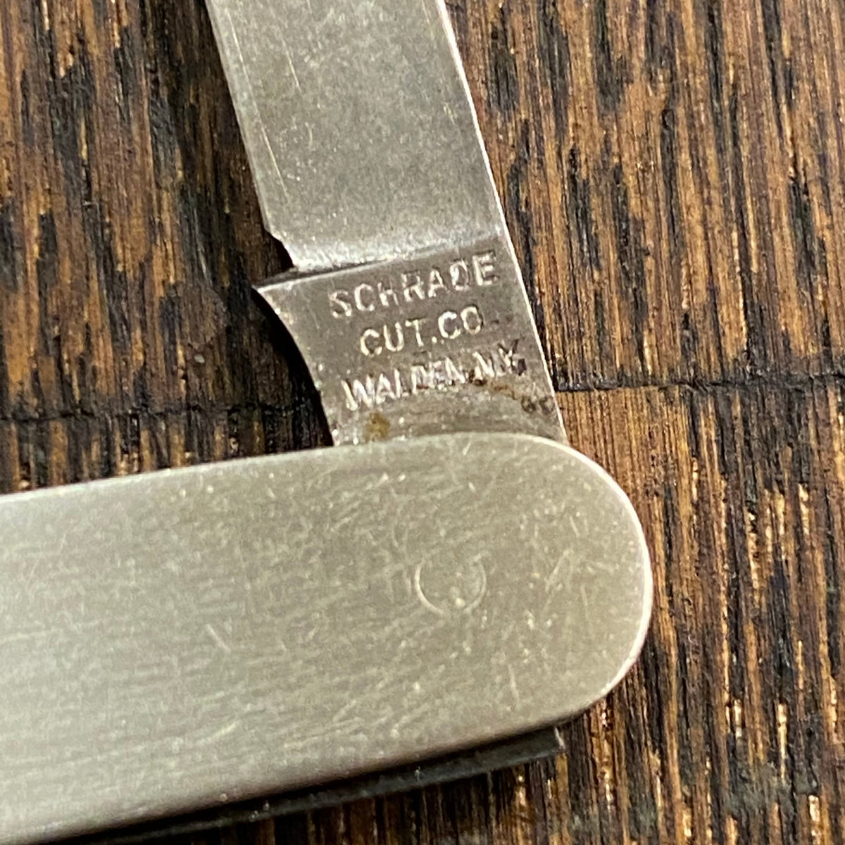 Schrade Cut Co 2 1/2” Pen Knife Carbon Steel Blades Nickel Hafts 1904 ...