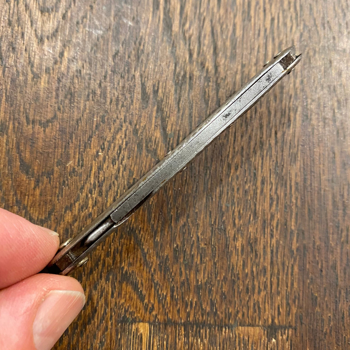 Adolf Blaich SF 2 7/8” Lobster Pen Knife Shriners Nickel Hafts 1895-1906