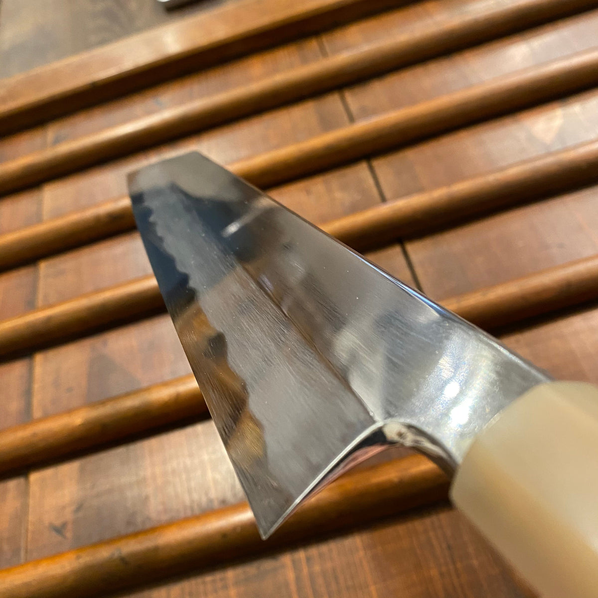 Konosuke Fujiyama 270mm Kiritsuke Aogami 1 Ebony Blonde Lefty