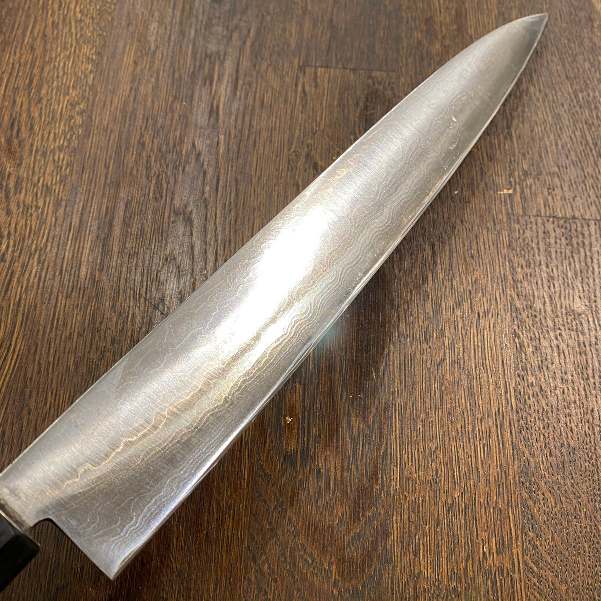 Kajiwara 270mm Sujihiki Suminagashi Aogami 2 Ebony