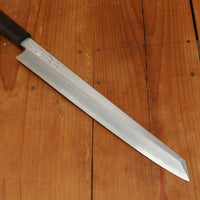 Hatsukokuro Nakagawa 300mm Kiritsuke Yanagi Aogami 1 Damascus Black Buffalo Horn