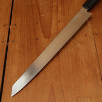 Hatsukokuro Nakagawa 300mm Kiritsuke Yanagi Ginsanko Ebony Black Buffalo Horn Handle