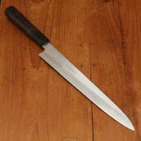 Hatsukokuro Nakagawa 270mm Sujihiki Ginsanko Ebony Black Buffalo Horn Handle