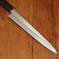 Hatsukokoro Nakagawa 240mm Sujihiki Ginsanko Ebony Black Buffalo Horn Handle