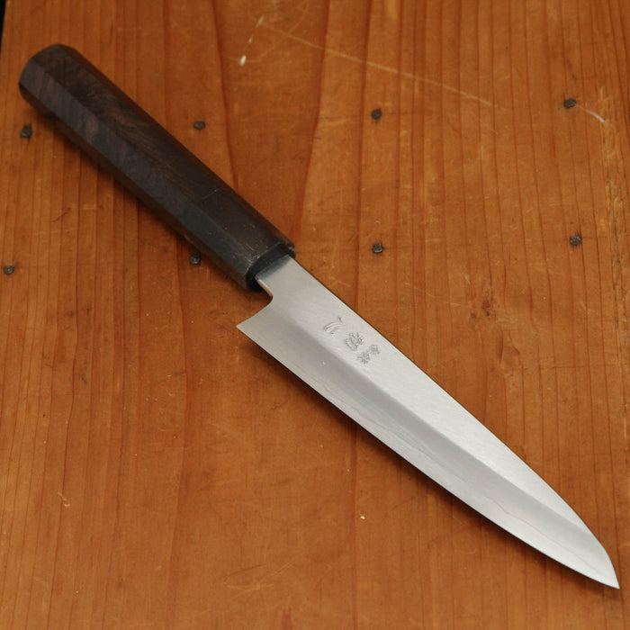 Hatsukokoro Nakagawa 150mm Petty Ginsanko Kyomen Ebony Handle Buffalo Horn