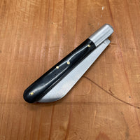 Au Sabot Langres 10cm Carbon Steel Pocket Knife Black Rhodoid Composite