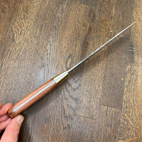 Friedr Herder Old Pattern 7” Bullnose Stainless Steel Brass Bolster