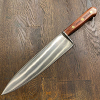 Dexter 8 7/8” Chef Forged Carbon Steel Rosewood New Old Stock 1950s-70s