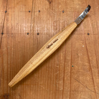 Wood Tools Right Handed Open Curve Spoon Knife with Handle