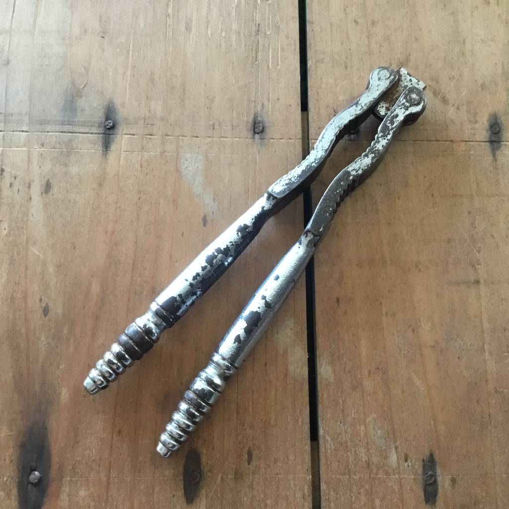 Plated Reversible Steel Nutcracker Victorian 19th Century