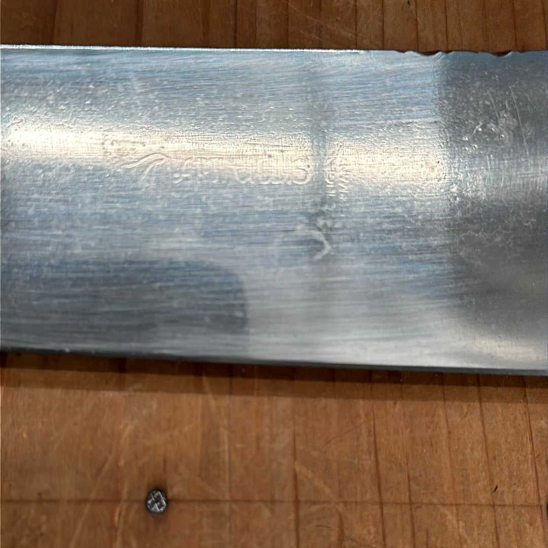 Art Ullis Tacoma Wash 10.25” Chef Knife Transitional Carbon Steel 1960s Solingen