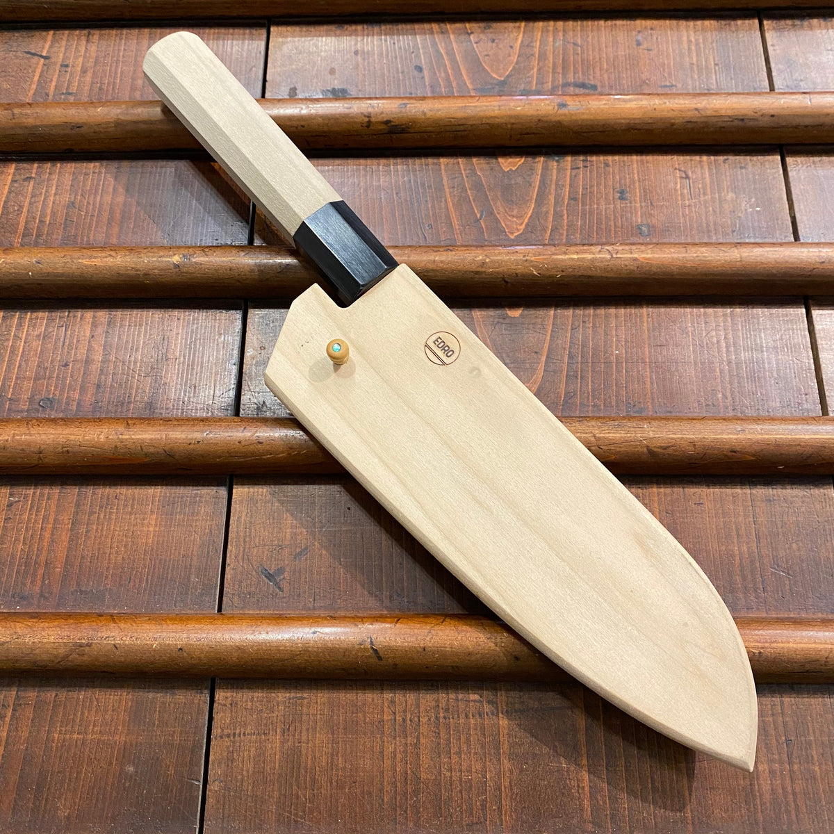 Takada No Hamono 180mm Santoku Aogami 2 Iron Clad Ho & Horn Octagon