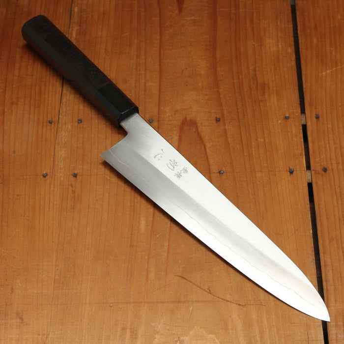 Hatsukokuro Nakagawa 240mm Gyuto Ginsanko Ebony Handle