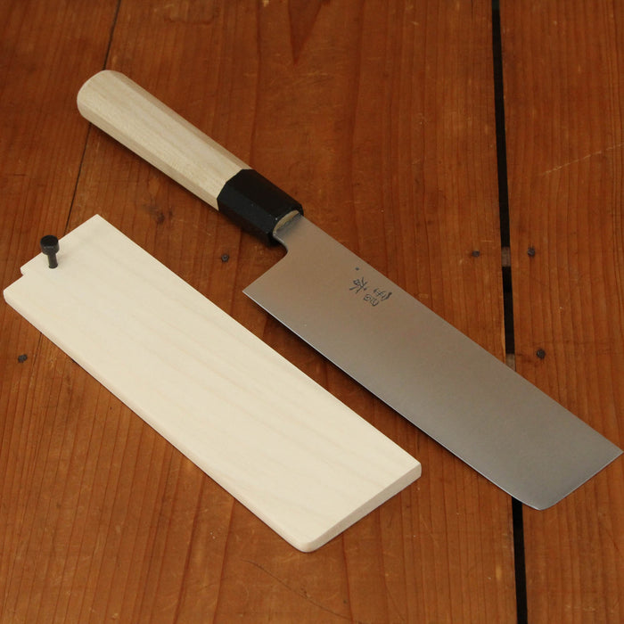 Ashi Hamono Ginga 180mm Wa-Nakiri Swedish Stainless with Saya