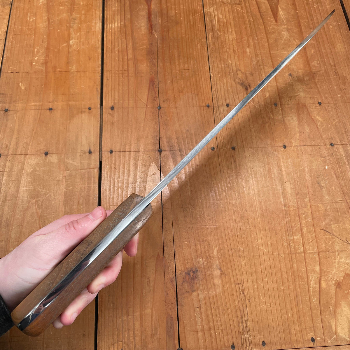 No 1 Dehillerin 300cm / 12.5" Abattre Heavy Chef Knife Stainless Steel Rosewood 22 oz