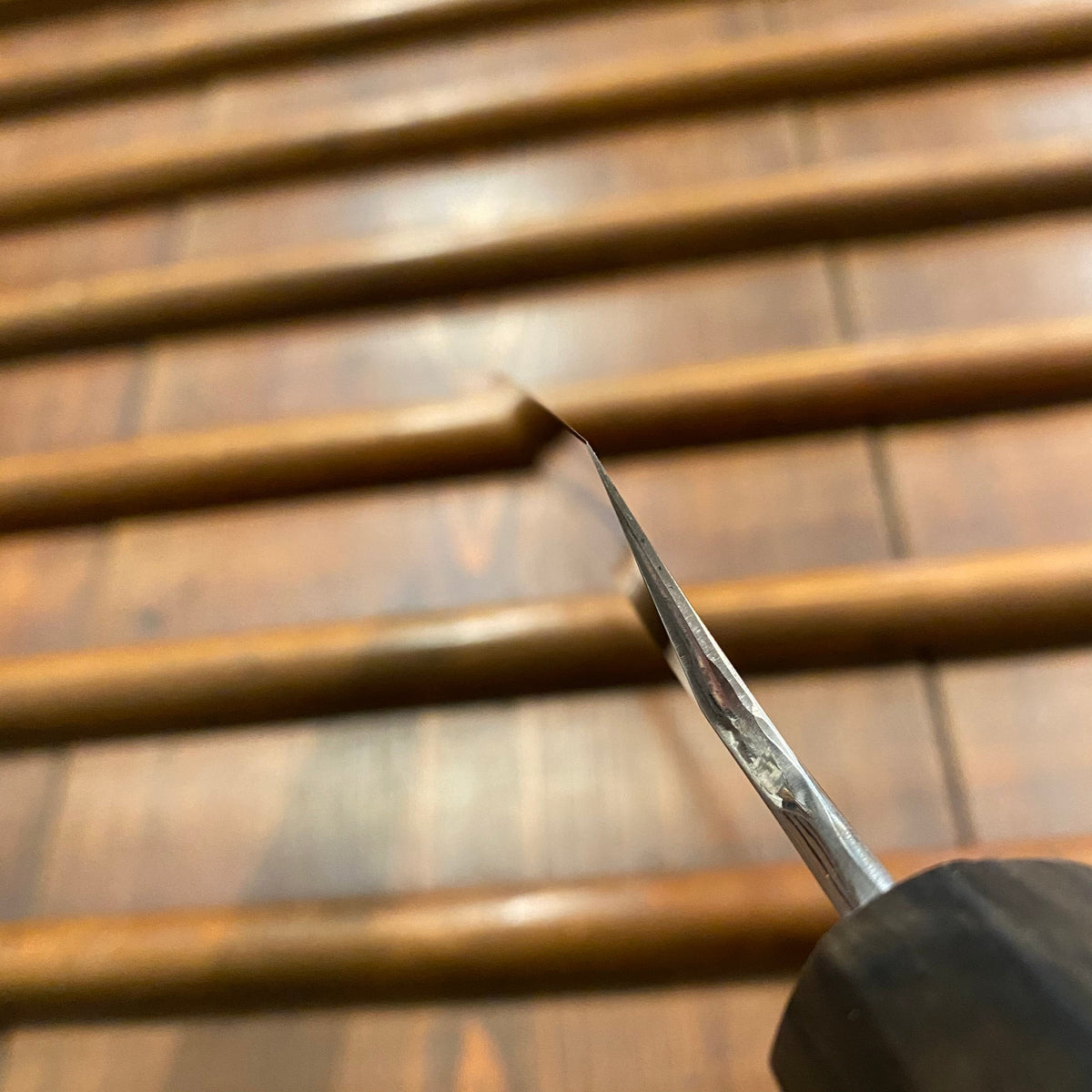 Tesshu 240mm Single Bevel Gyuto Aogami 1 Suminagashi Rosewood Octagonal