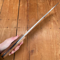 No 2 Dehillerin 300cm / 12.5" Abattre Heavy Chef Knife Stainless Steel Rosewood 26 oz