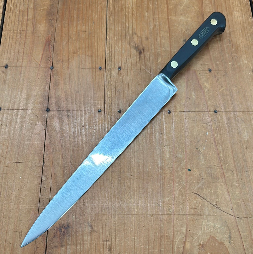 Sabatier Professional 9.75" Flexible Slicer Carbon Steel Wood 1950s/60s