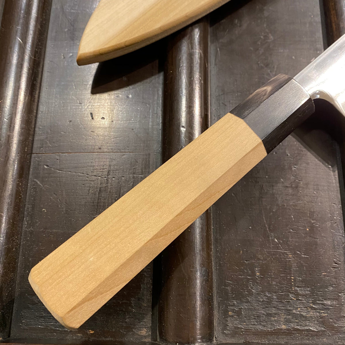 Jikko 230mm Kiritsuke Wa Gyuto R-2 Stainless Powder Metal w saya