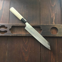 Sakai Kikumori 'Choyo' 210mm Kiritsuke Gyuto Ginsanko with Saya