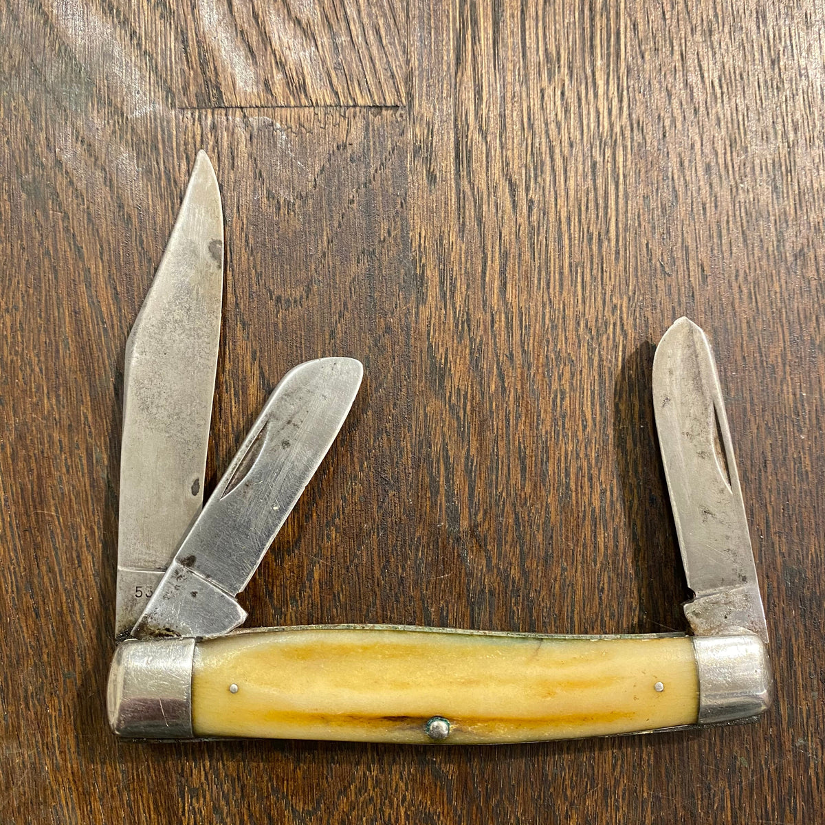 Case XX 4 5/16” Large Stockman 5375 Carbon Blades Stag Scales 1965-70