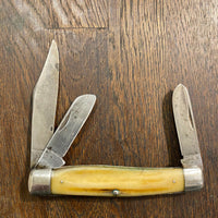 Case XX 4 5/16” Large Stockman 5375 Carbon Blades Stag Scales 1965-70