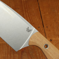 Benchmade Cutlery Station Knife Maple Valley Richlite Handle with Black G10 Bolster