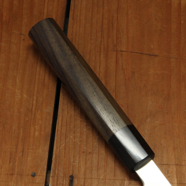 Takada no Hamono 300mm Sujihiki Ginsanko Stainless Suiboku Finish Octagonal Rosewood Handle