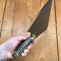 Antique 6" Cleaver Hand Forged Carbon Steel France