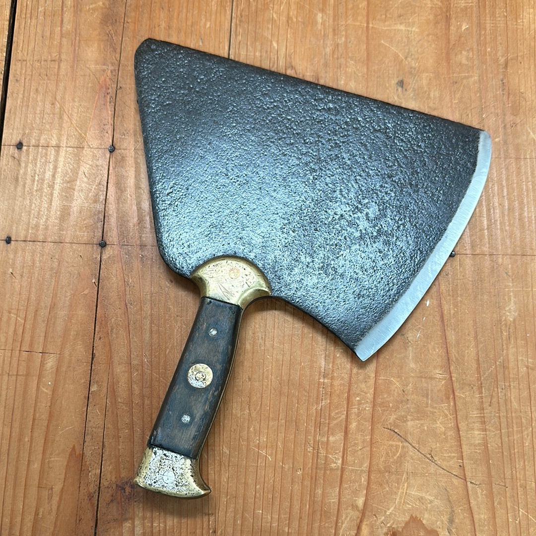 Antique 6" Cleaver Hand Forged Carbon Steel France