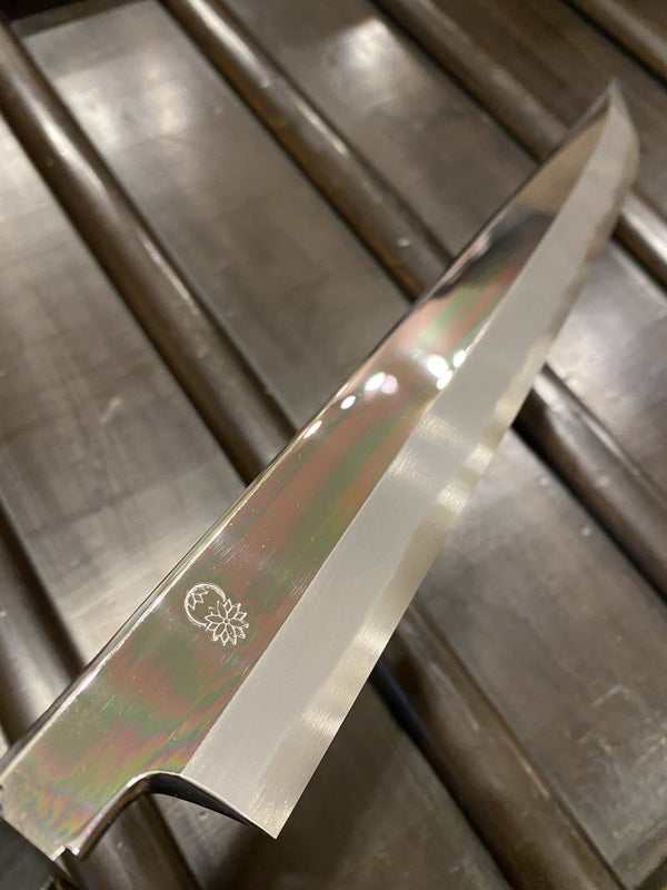 Sakai Kikumori Choyo 300mm Saber Tip Sakimaru Takobiki Aogami 1 with Saya