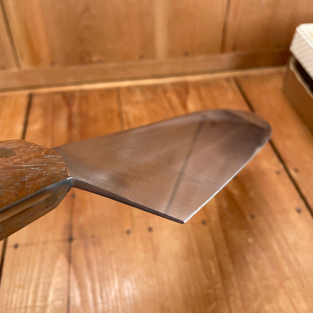 No 1 Dehillerin 300cm / 12.5" Abattre Heavy Chef Knife Stainless Steel Rosewood 22 oz