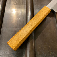Kikumori 270mm Yanagi Rain Drop Suminagashi Octagonal Oak