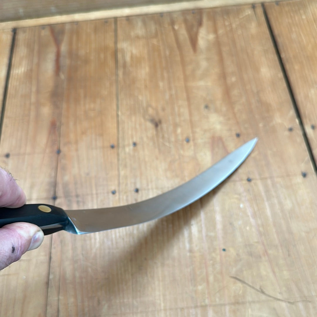 Sabatier Professional 9.75" Flexible Slicer Carbon Steel Wood 1950s/60s