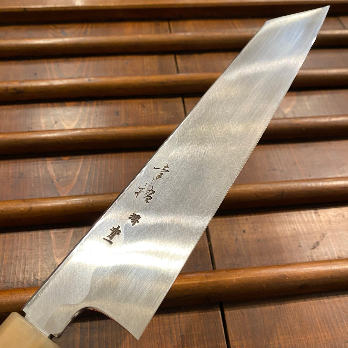 Konosuke Fujiyama 270mm Kiritsuke Aogami 1 Ebony Blonde Lefty