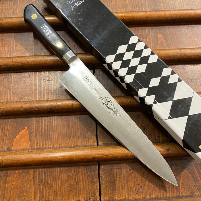 Misono 210mm Gyuto EU Carbon Steel Sakura
