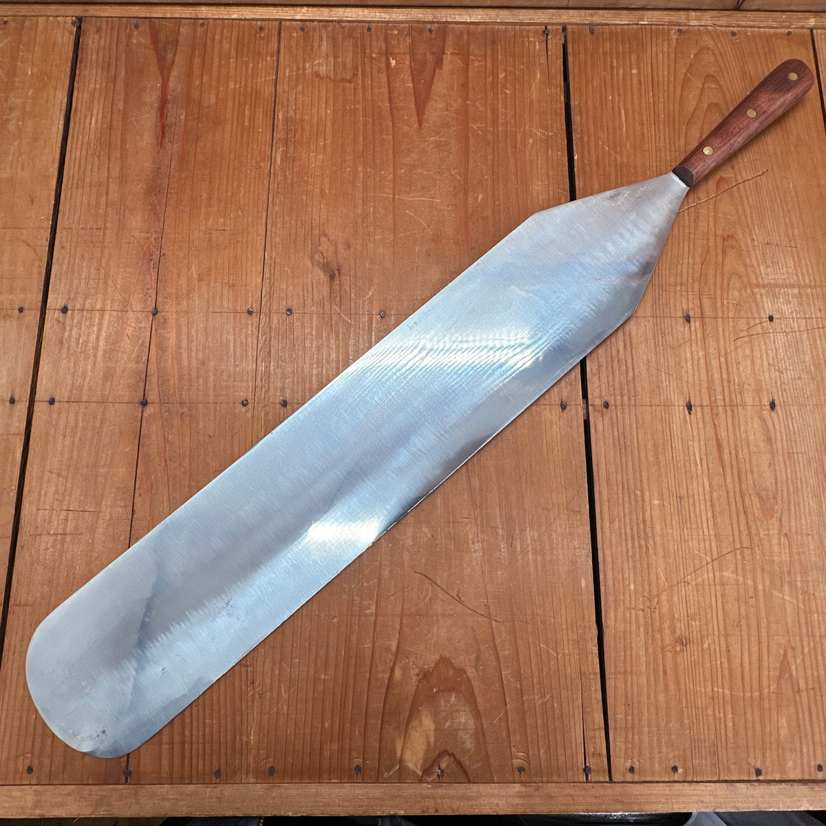 New Old Stock Obscene 19.5" Spatula Stainless Steel Rosewood Thiers