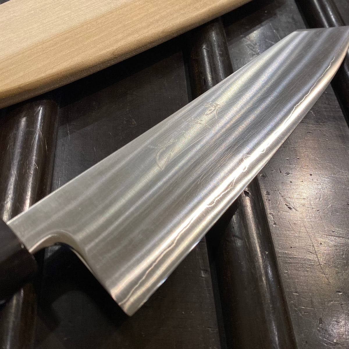 Jikko 230mm Kiritsuke Wa Gyuto R-2 Stainless Powder Metal w saya