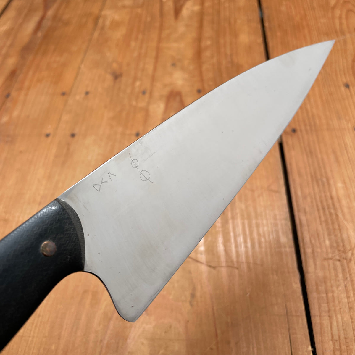 Trade In Don Carlos Andrade 210mm French Chef CPM154 Linen Micarta G10