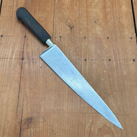 Unmarked 9.5" Chef Knife Cuisine Massive / Nogent Style Carbon Steel 1950s-60s?