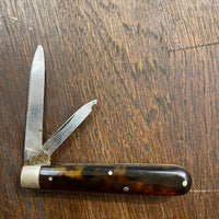 JD Case Co Kane Pa 1914 2 5/8" Jack Knife Tortoise Celluloid 1908-1911