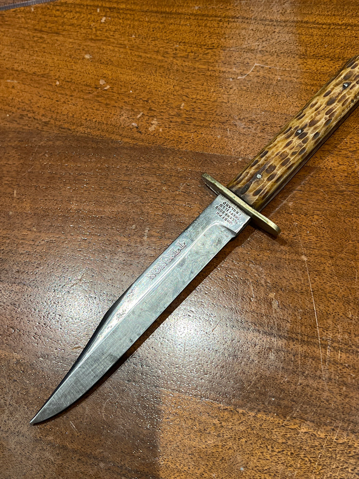 Joseph Allen & Sons 6" Bowie NONXLL Carbon Steel Jigged Bone Nickel Sheffield 1884-1920