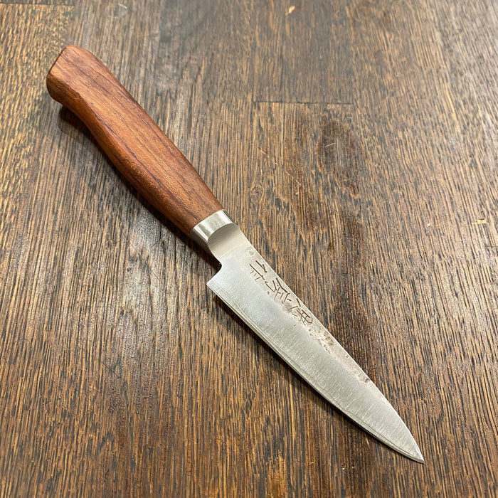90mm Petty Stainless Clad Aogami 2 With Bubinga Handle