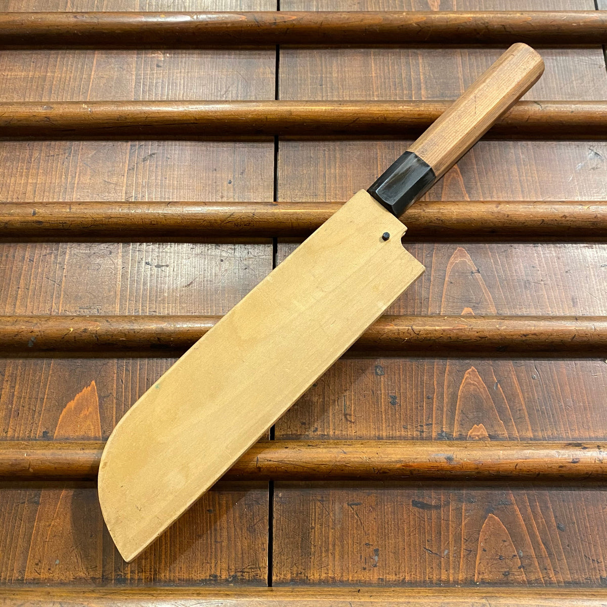 Korin 180mm Kamagata Usuba Ginsan Ichii Yew Handle W Saya