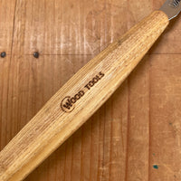 Wood Tools Right Handed Open Curve Spoon Knife with Handle