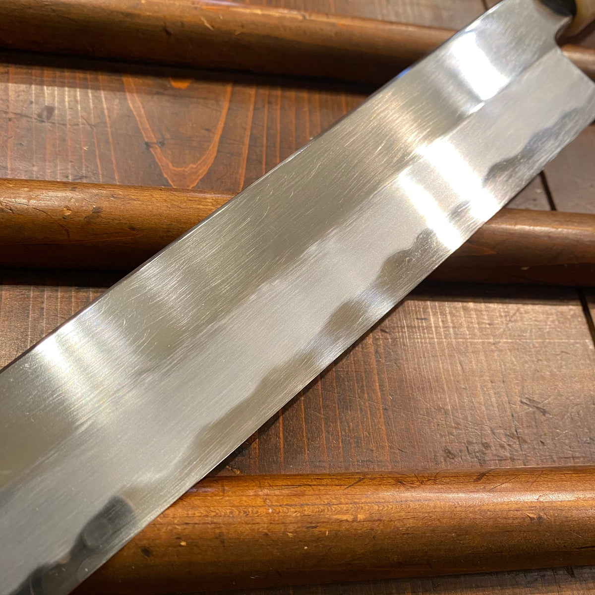 Konosuke Fujiyama 270mm Kiritsuke Aogami 1 Ebony Blonde Lefty