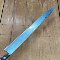 K Sabatier Jeune 13.25" Tranchelard Slicer Carbon Steel 1950s?